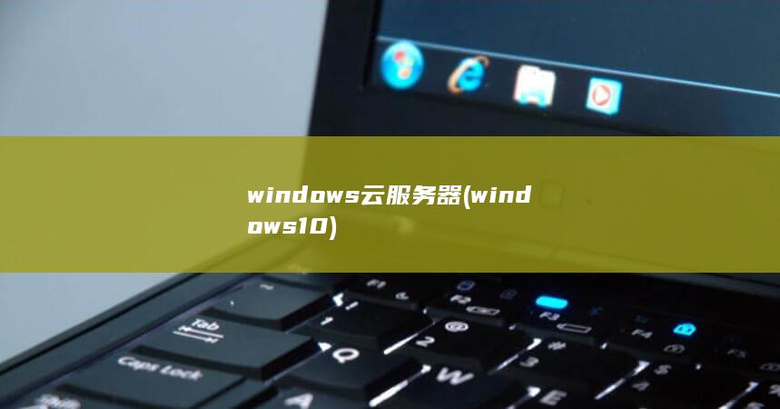 windows云服务器 (windows10)