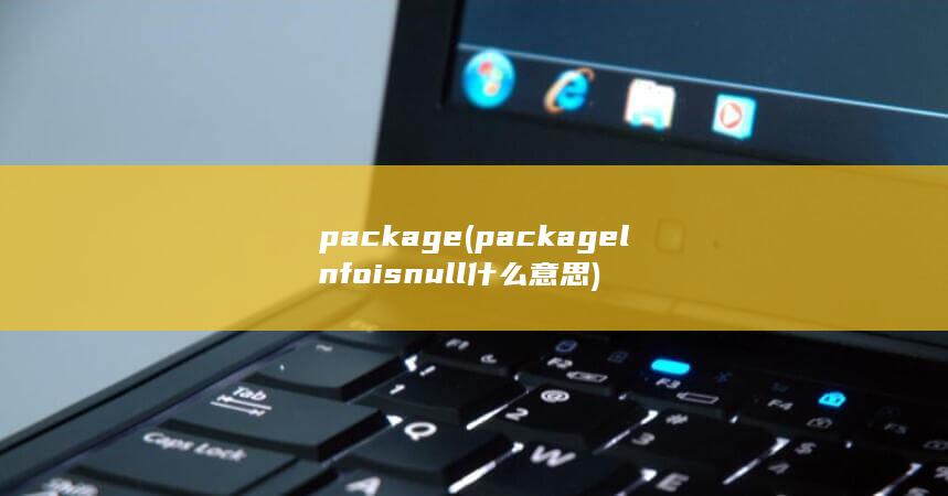 package (packagelnfo is null什么意思) 第1张