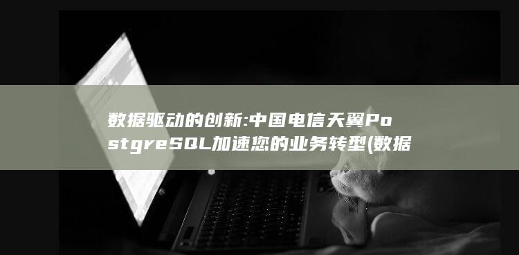 数据驱动的创新: 中国电信天翼 PostgreSQL 加速您的业务转型 (数据驱动的创新企业)