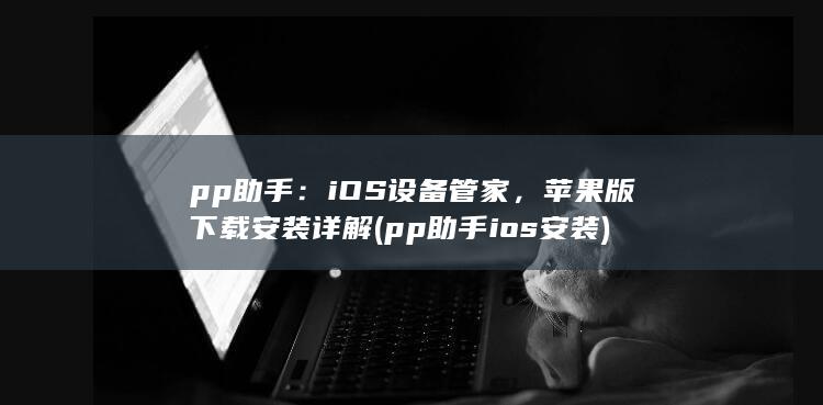 pp助手：iOS设备管家，苹果版下载安装详解 (pp助手ios安装)