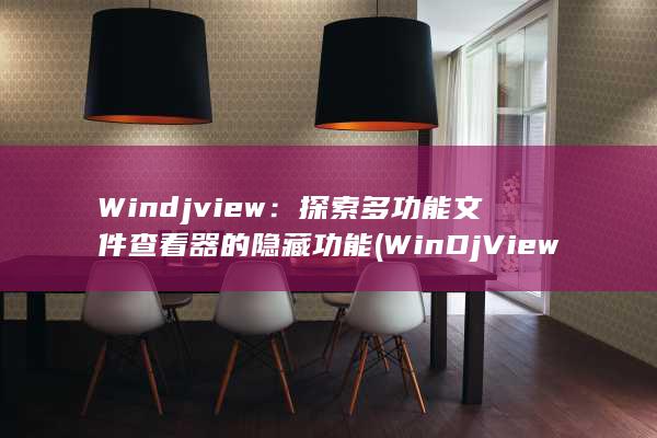 Windjview：探索多功能文件查看器的隐藏功能 (WinDjView) 第1张