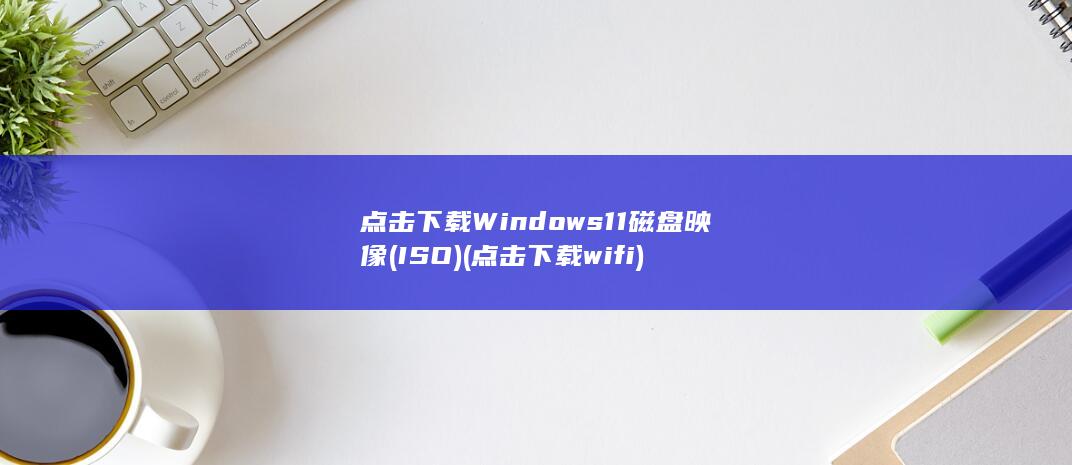 点击 下载 Windows 11 磁盘映像 (ISO)(点击下载wifi)